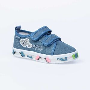 Kotofey Toddler Girls Summer Lights Cotton Sneakers Toddler size 25/9US